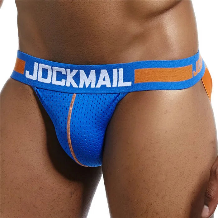 Homens Men Transparent Jockstrap Thongs