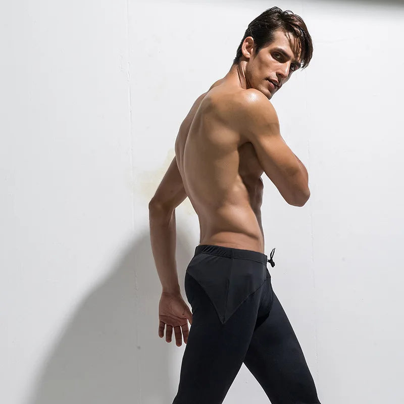 Summer New Fashion Sports Fitness Pants Men Mesh Breathable Quick Dry Playing Sports Tight Shorts Thin Straight Beach Shorts