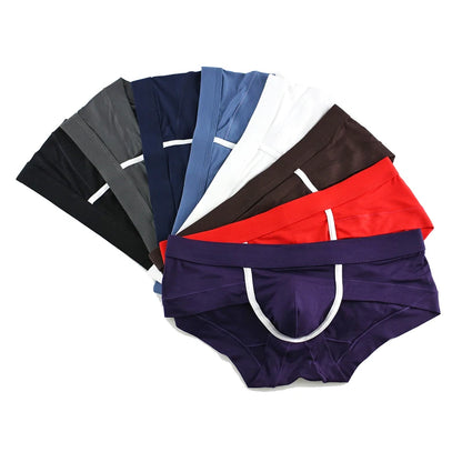 Men's Sexy Underwear Low Rise Briefs Bulge Pouch Underpants Low Waist For Men Brief Breathable Panties Mens Bikini Pant