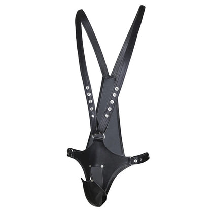 Fetish Gay Penis Pouch Leather Harness Men Open Crotch Full Body Bondage Clothes Sexy Party Clubwear Chest Harness Belts for Men