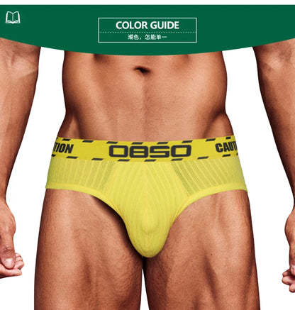 3pcs O850 Men's Cotton Low Waist Underwear