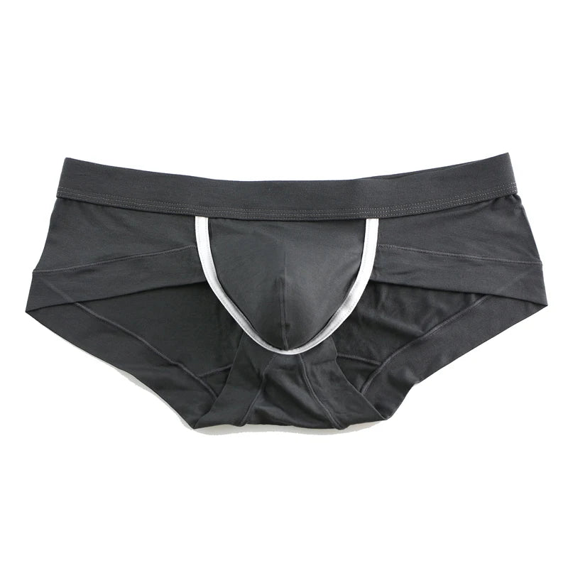 Men's Sexy Underwear Low Rise Briefs Bulge Pouch Underpants Low Waist For Men Brief Breathable Panties Mens Bikini Pant