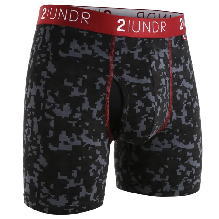 New! 2UNDR Men's Joey Pouch SWING SHIFT - 6" Boxer Modal Fabric Prints Collection ~ WITHOUT BOX