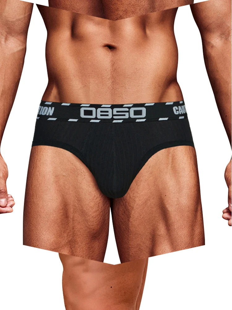 3pcs O850 Men's Cotton Low Waist Underwear