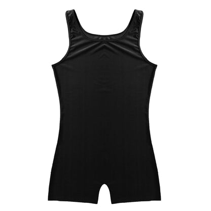 Men's Gymnastics Leotard Swimsuit Sports Body Swim Bodysuit Bodystocking Swimwear Swimming Bathing Suit Unitard Under Clothes