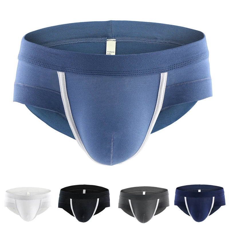 Men's Sexy Underwear Low Rise Briefs Bulge Pouch Underpants Low Waist For Men Brief Breathable Panties Mens Bikini Pant