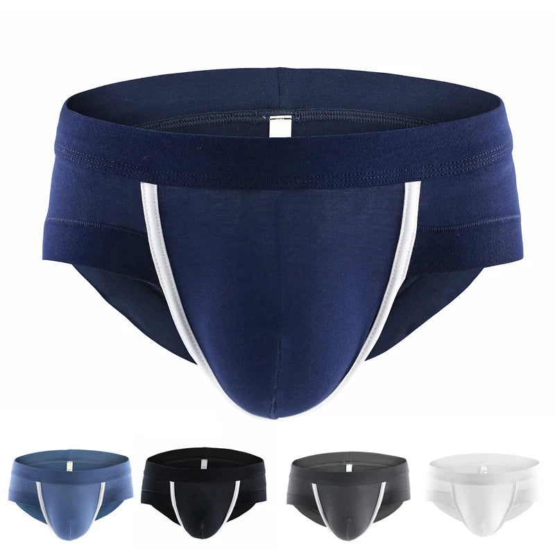 Men's Sexy Underwear Low Rise Briefs Bulge Pouch Underpants Low Waist For Men Brief Breathable Panties Mens Bikini Pant