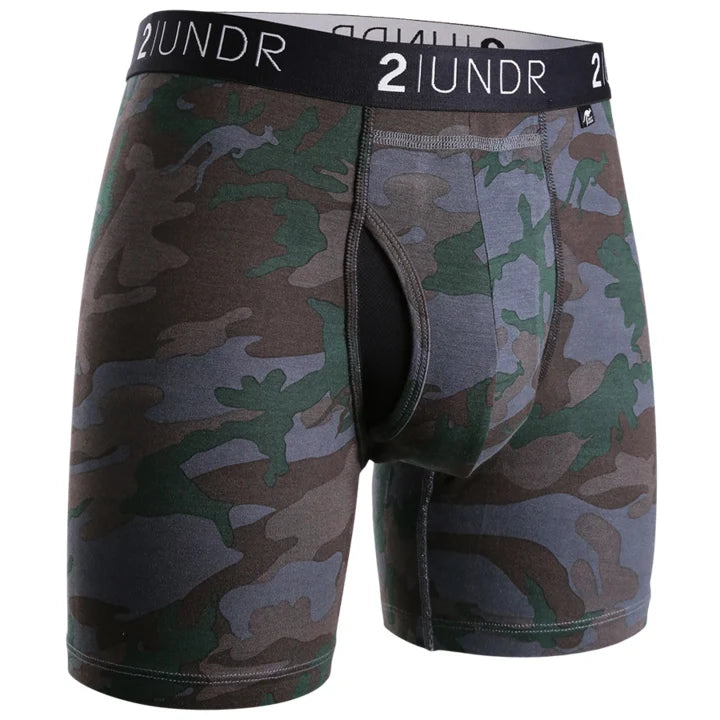 New! 2UNDR Men's Joey Pouch SWING SHIFT - 6" Boxer Modal Fabric Prints Collection ~ WITHOUT BOX