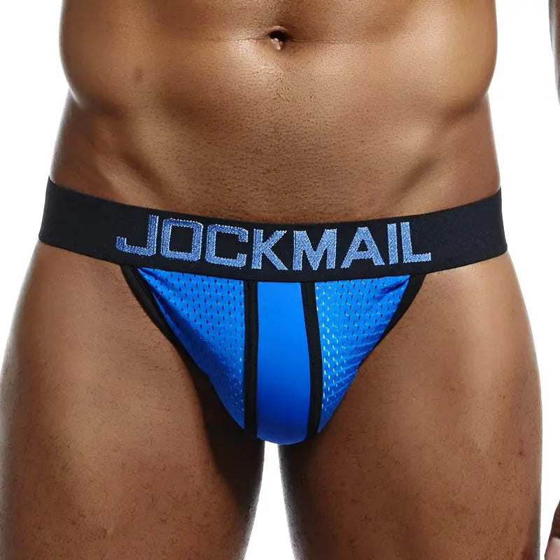 Homens Men Transparent Jockstrap Thongs