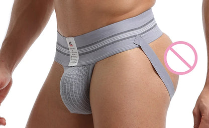 Jockstrap Gay Mens Thong Underwear String Homme Sexy Men Underwear open Thong And G Strings Cotton Gay tanga hombre Sexy