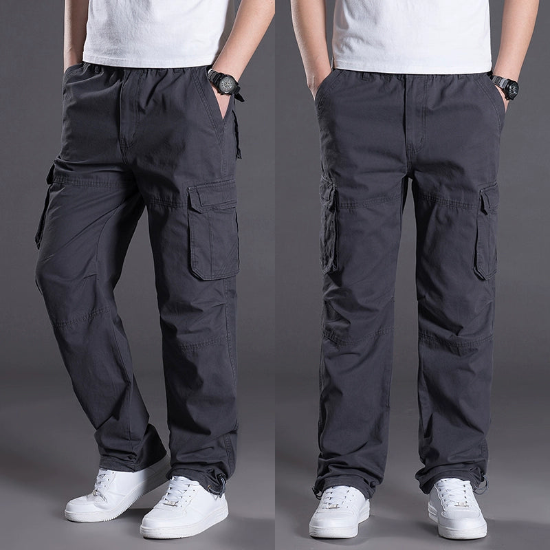 Large Pocket Cotton Wear-Resistant Outdoor Sports Overalls