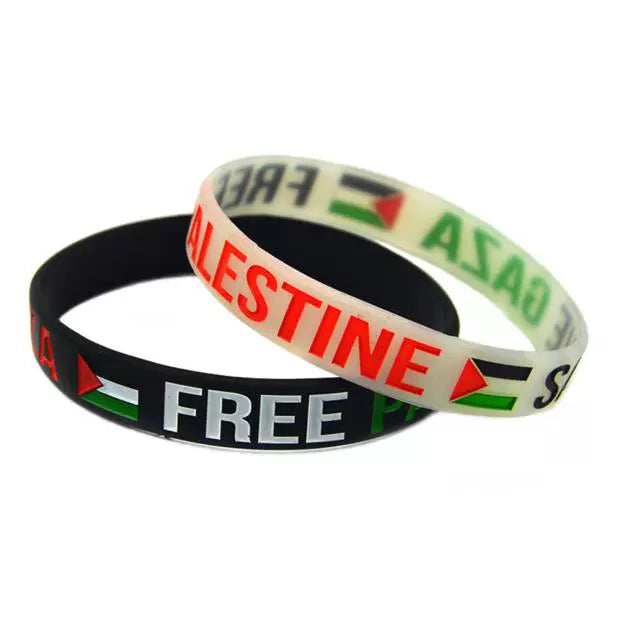 Fashion Palestine Inspirational Sports Silicone Bracelet