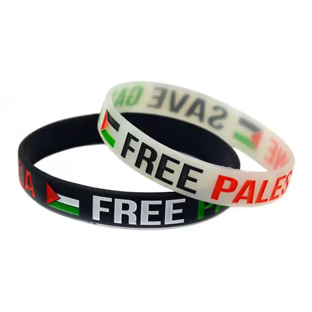 Fashion Palestine Inspirational Sports Silicone Bracelet