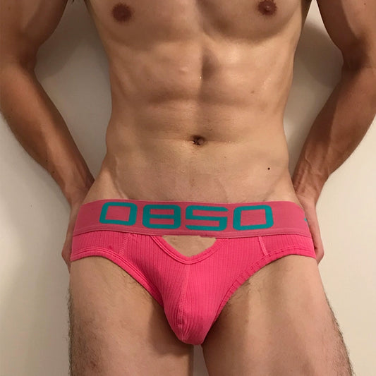 Sexy Sports Boys Hollow Elastic U Convex Briefs