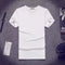 Pure white short t