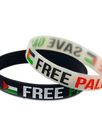 Fashion Palestine Inspirational Sports Silicone Bracelet