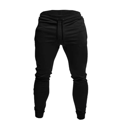 Sweatpants Muscle Men's Ankle Banded Cotton Thin Fitness Trousers