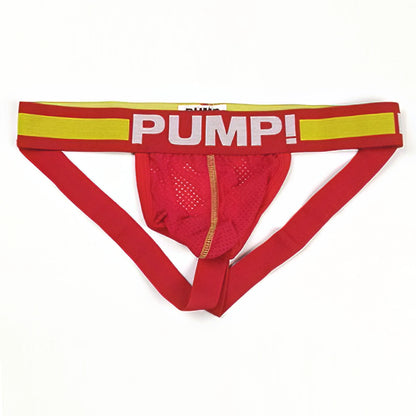 Pump Sexy Double Ding Underwear Mesh T-Shaped T-Shaped Panties Shorts Men Breathable Wicking Quick-Drying Muscle Men Fashion Youth