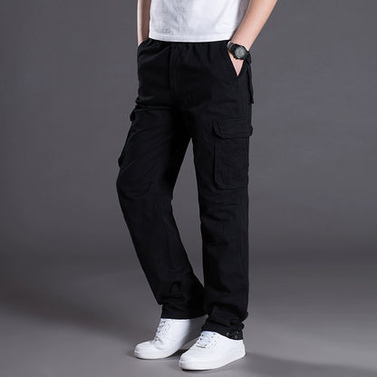 Large Pocket Cotton Wear-Resistant Outdoor Sports Overalls