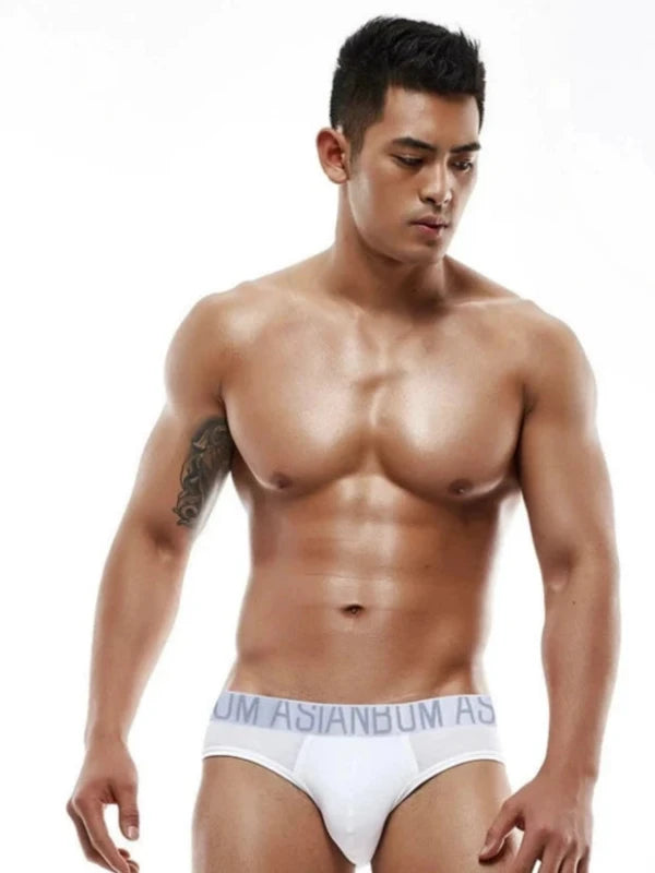 Asianbum Mid-Waist Comfortable Breathable Briefs