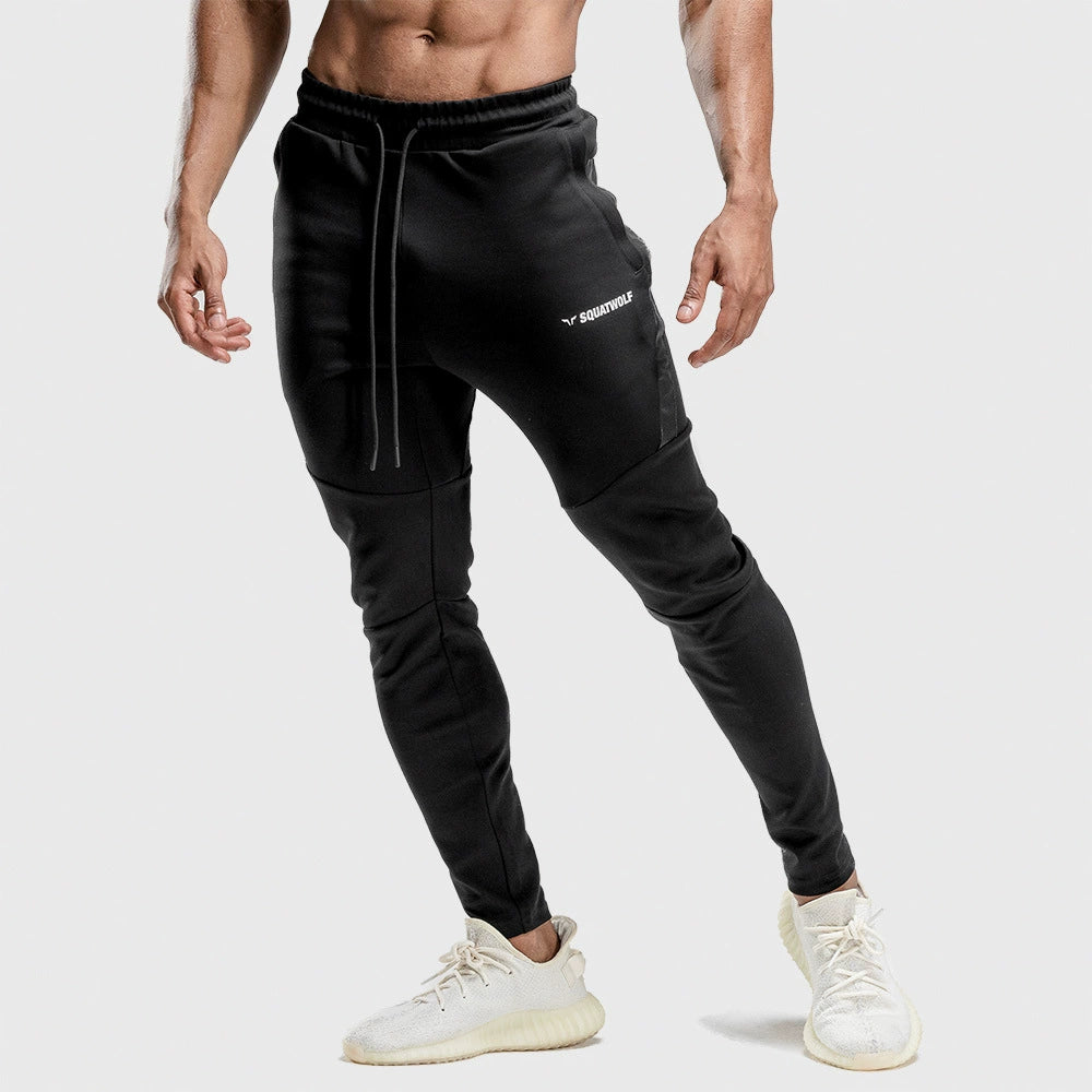 Men's Muscle Elastic Small Foot Brother Running Fitness Pants