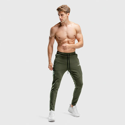 Men's Muscle Elastic Small Foot Brother Running Fitness Pants