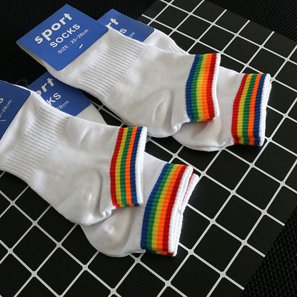 Men's Fashion Summer Sweat Absorbing Breathable Pure Cotton Socks