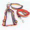 Rainbow chest back collar traction three-piece set