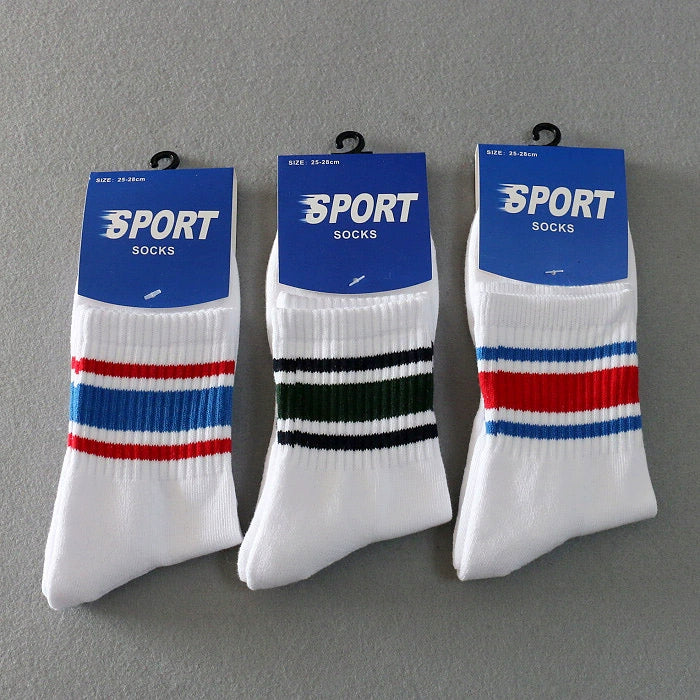 Pure Cotton Sweat-Absorbent Breathable Youth Fashion Men's Socks