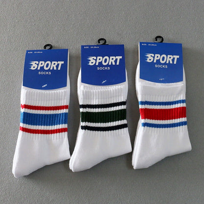 Pure Cotton Sweat-Absorbent Breathable Youth Fashion Men's Socks