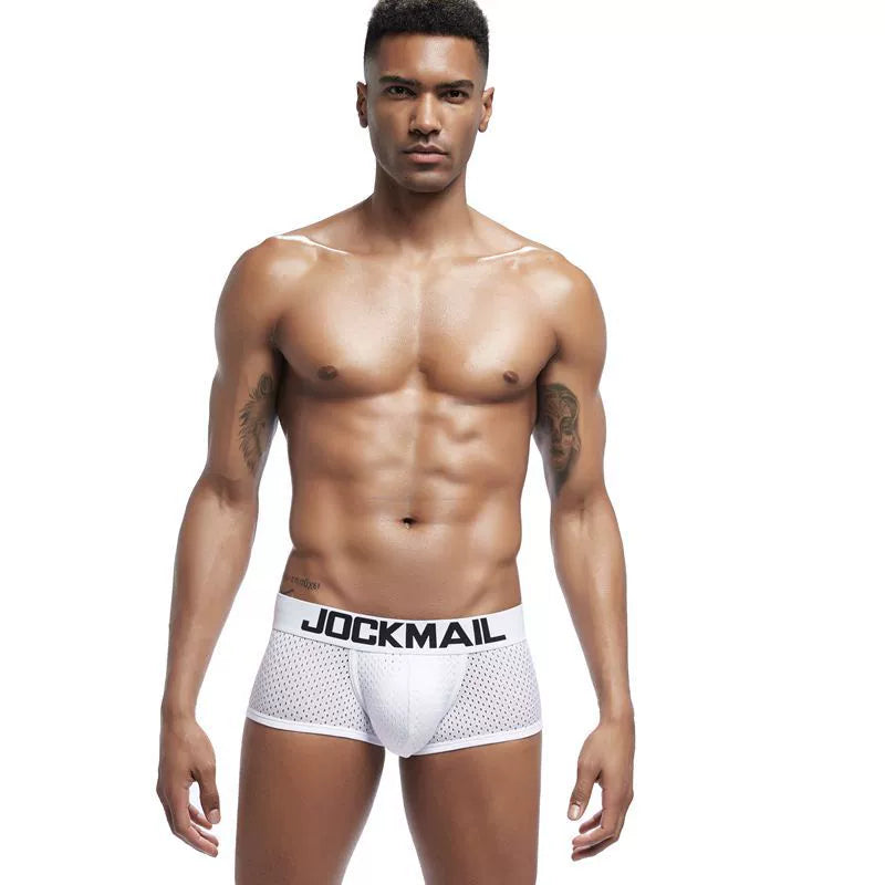 Jockmail Men's Breathable Mesh Underwear for Summer