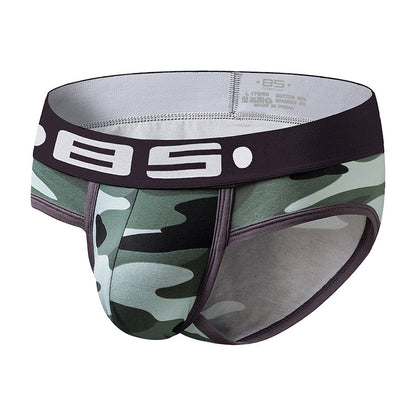 Cotton Fabric Comfortable Light Camouflage Briefs