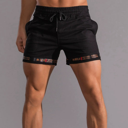 Chinese Fad Cotton Sports Shorts