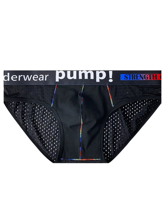 Pump Sexy Low Waist Fitness Sports Briefs