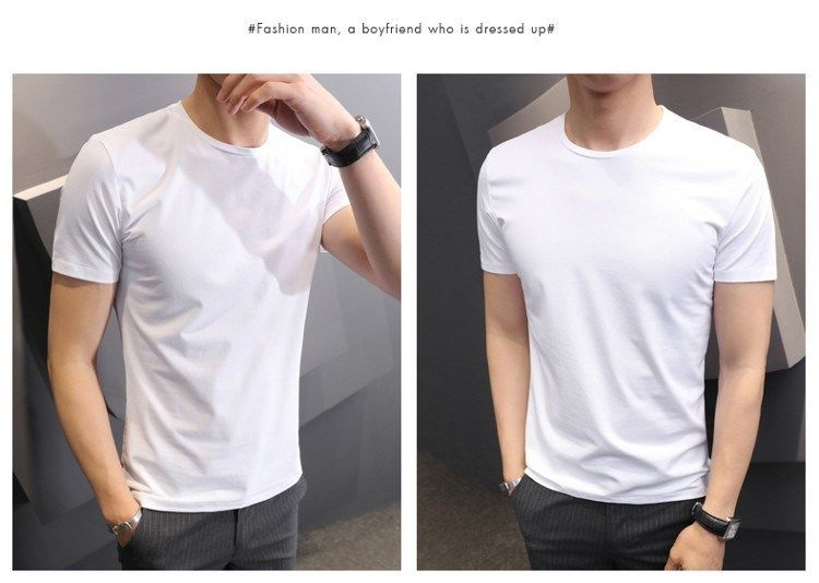 3-Piece Leak-Picking Youth Top Clothes round Neck Short Sleeve T-Shirt