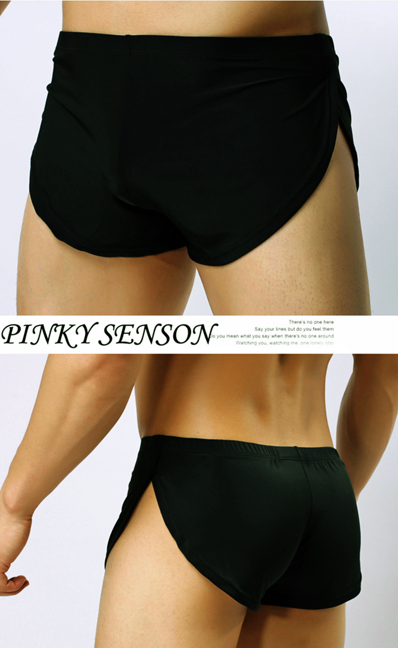 Modal Black Silky Seamless Polyester Briefs