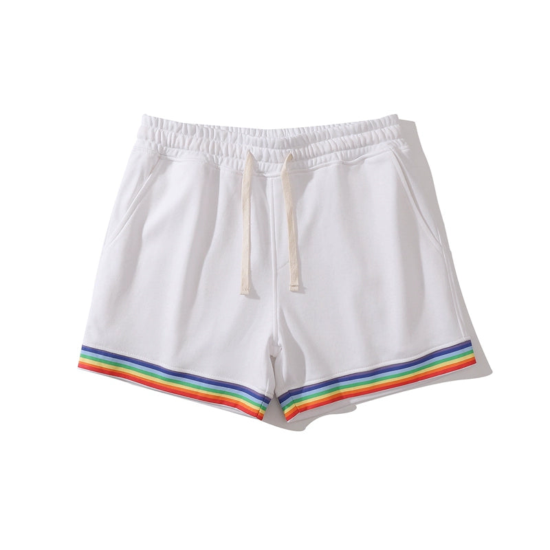 Rainbow Men's Fitness Youth Cotton 3-Point Sports Shorts