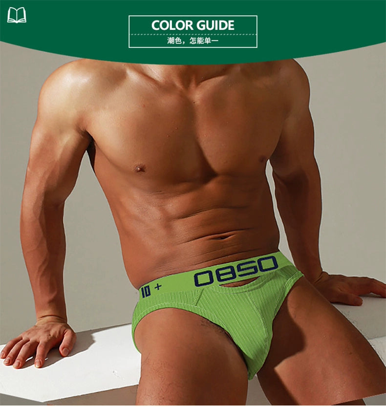 Sexy Sports Boys Hollow Elastic U Convex Briefs