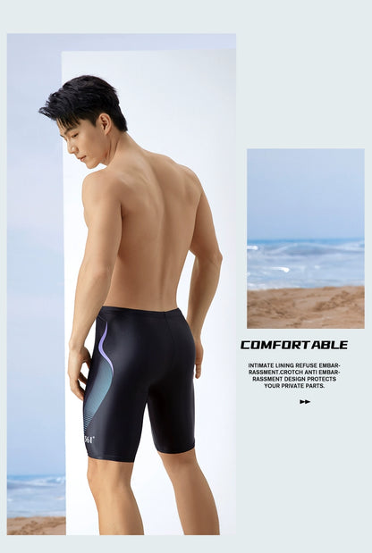 361 Swimming Trunks Men Anti-Embarrassment Loose Hot Spring Swimming Trunks Men's Swimsuit Suit Beach Pants Swimming Equipment