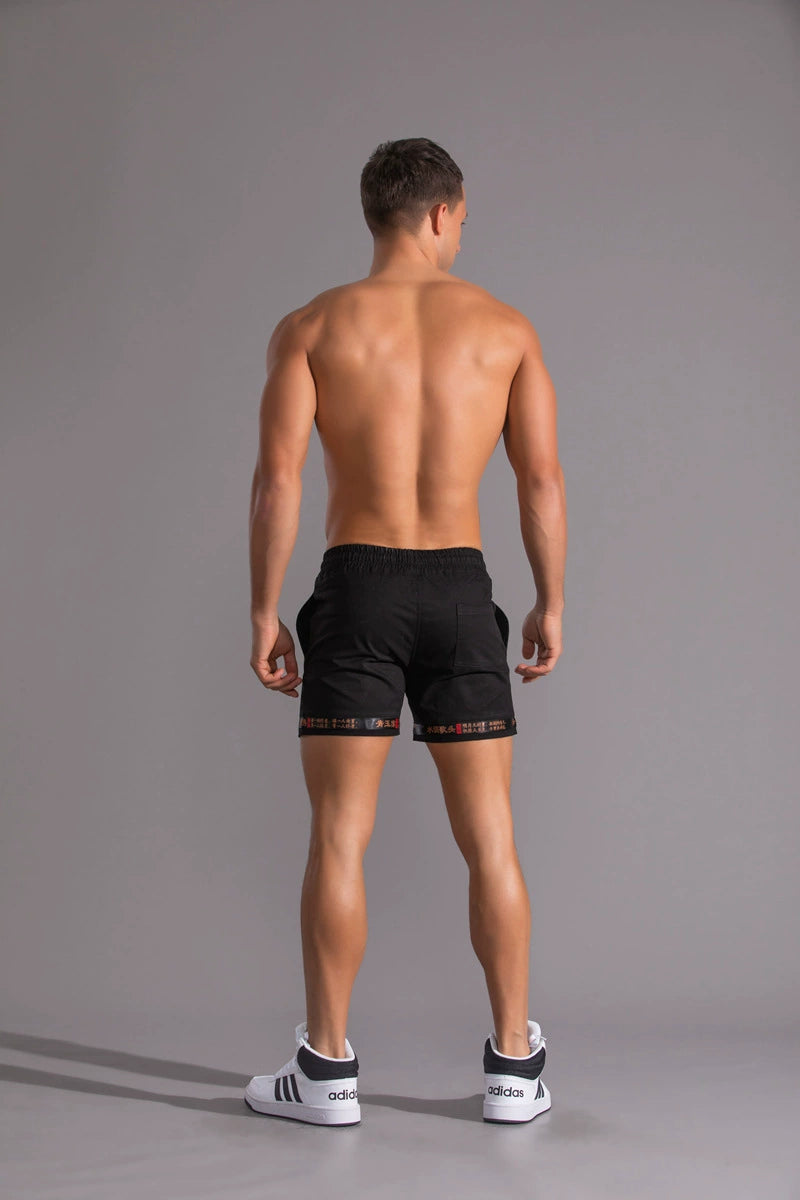 Chinese Fad Cotton Sports Shorts