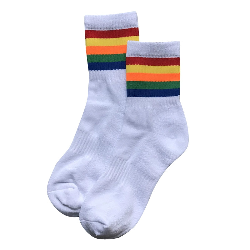 Pure Cotton Sweat-Absorbent Breathable Youth Fashion Men's Socks