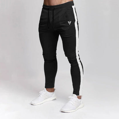 Sweatpants Muscle Men's Ankle Banded Cotton Thin Fitness Trousers