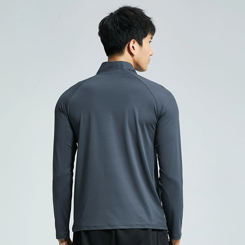 Men's Long-Sleeved Outdoor Track Football Basketball T-shirt