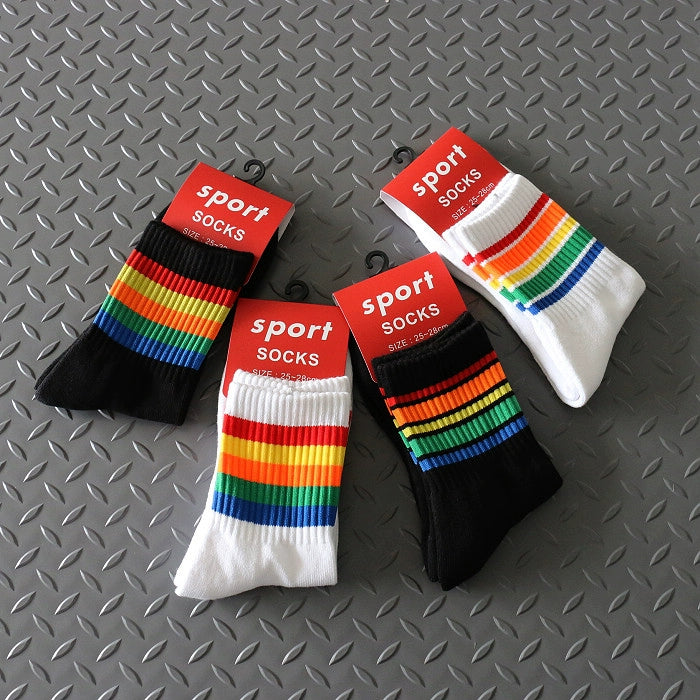 Pure Cotton Sweat-Absorbent Breathable Youth Fashion Men's Socks