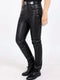 Black(Pure cowhide leather pants)