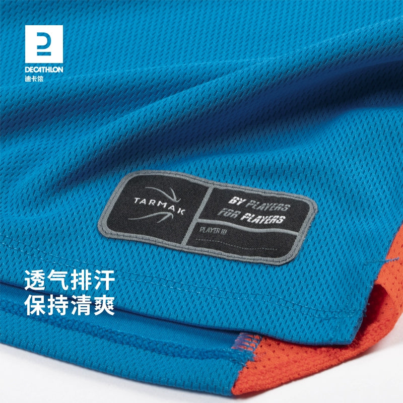 Decathlon Kids Basketball Shorts T-shirt Basketball Clothes Vest Sports Quick-Drying Primary School Student Youth Suit Ivo3