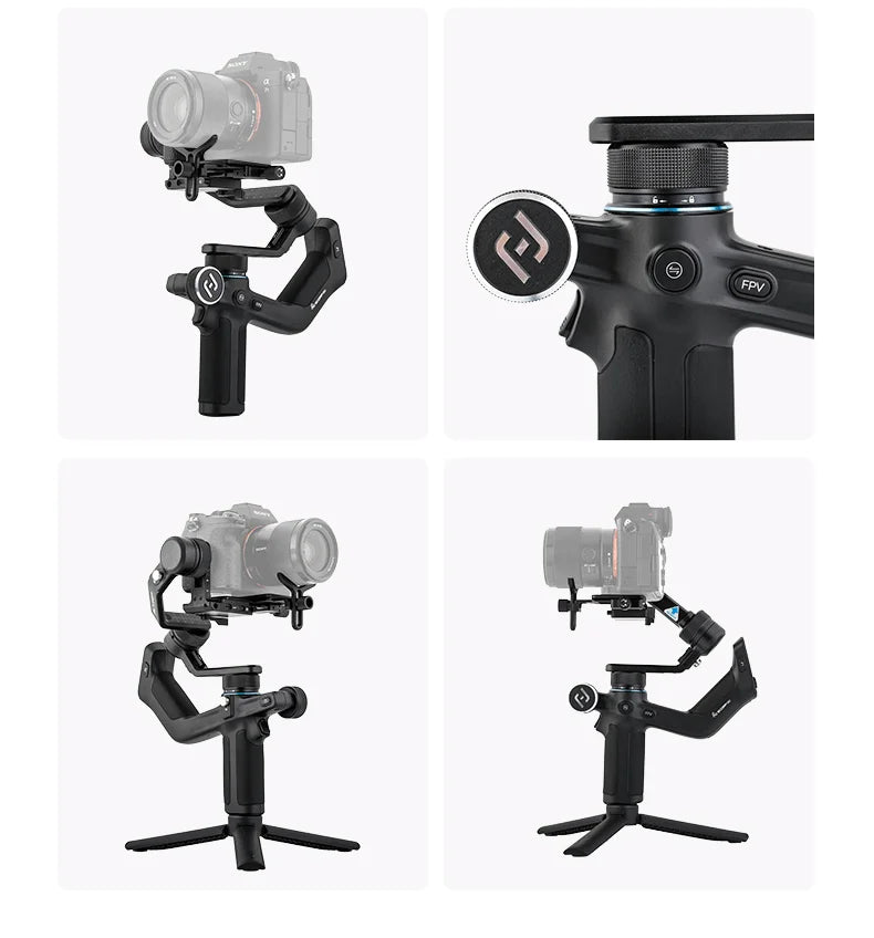 FeiyuTech Official SCORP Mini-1 three Axis Handheld All-in-One Gimbal Stabilizer for GoPro Smartphone Mirrorless Camera