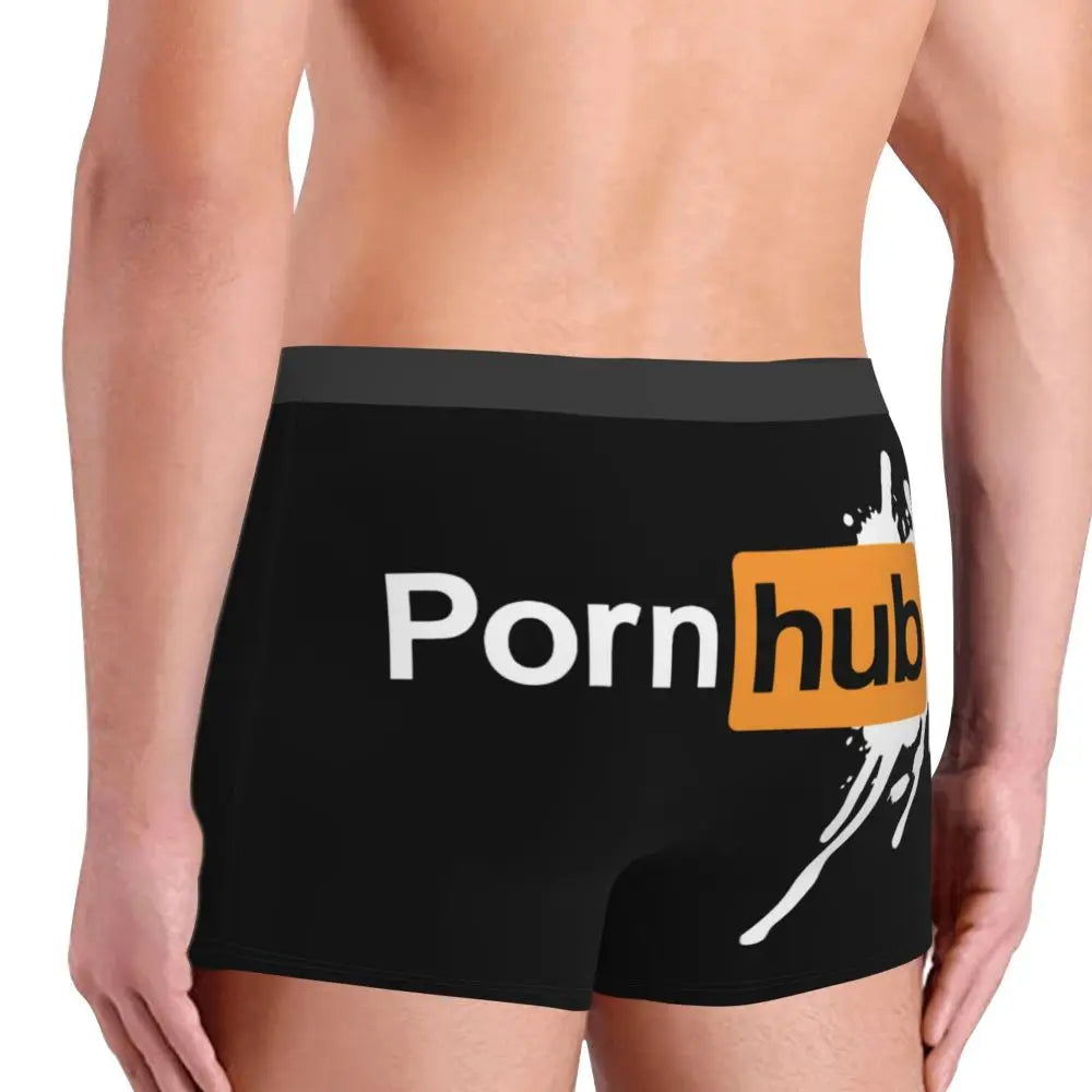 Custom Male Funny Porns Hub Underwear Boxer Briefs Breathable Shorts Panties Underpants