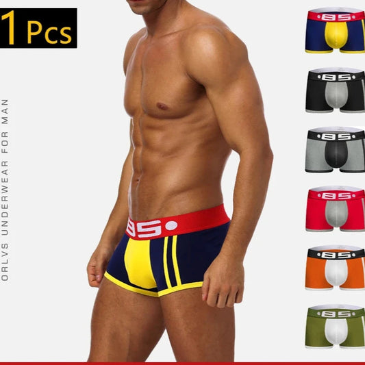 Men's Low Waist Breathable Boxer Brief