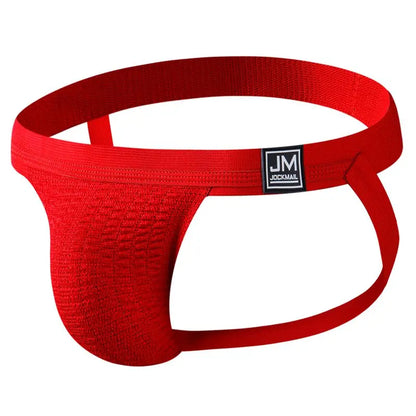 Jockmail Sexy Men Jockstrap Soft Bulging Bag Soft